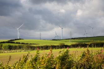 Wind farm in Europe